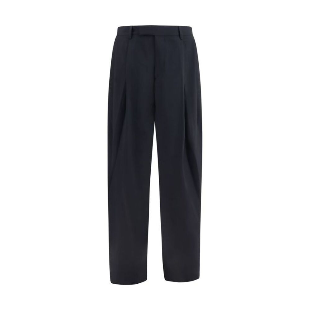 Giorgio Armani Blue Wool Oves Aries Dress Men's Pants